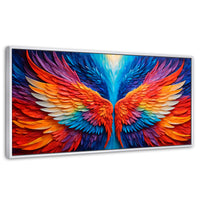 Cuadros Decorativos Canvas Revolution | Alas Angel Guardian | Panoramico | Portada | Marco Dorado