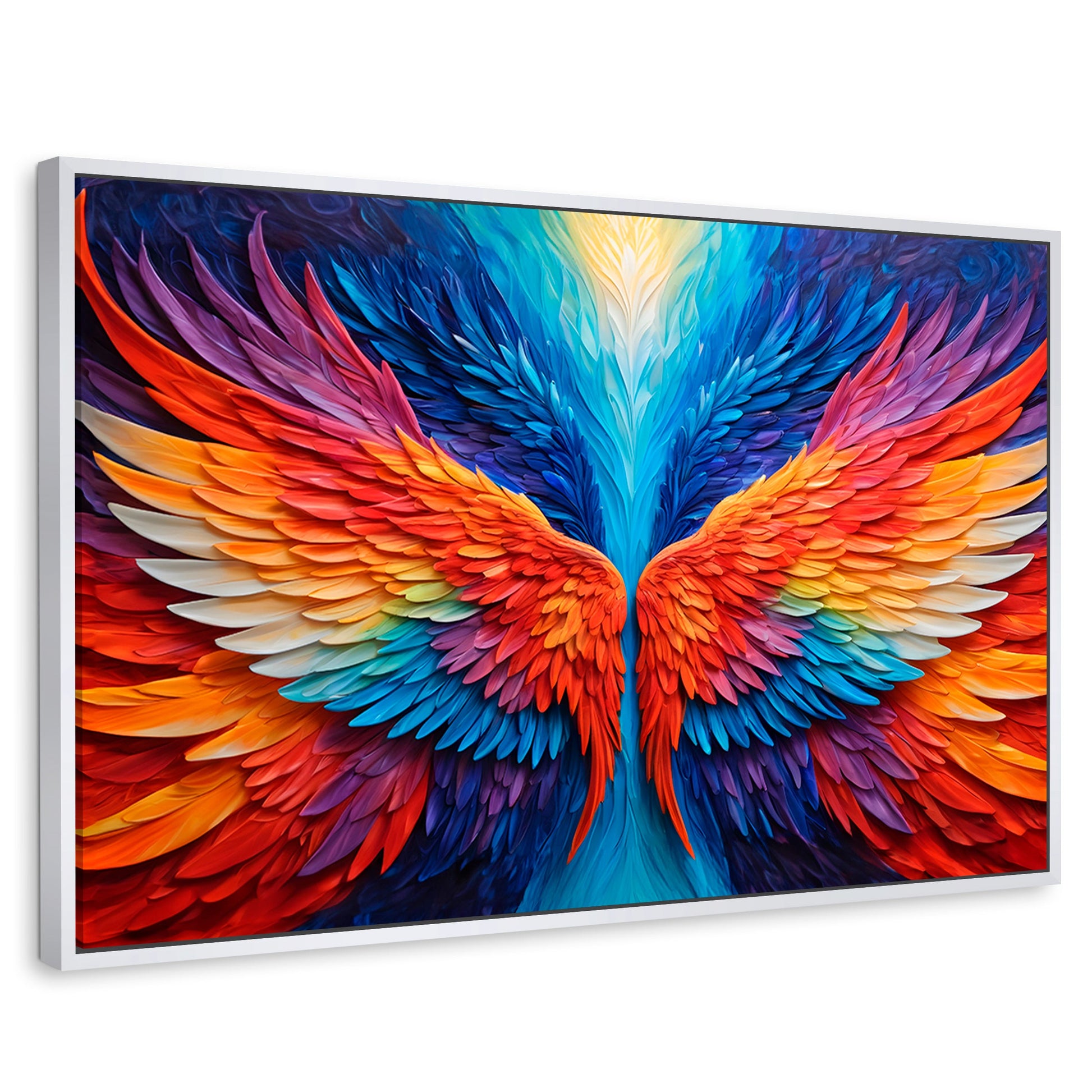 Cuadros Decorativos Canvas Revolution | Alas Angel Guardian | Rectangular | Portada | Marco Blanco