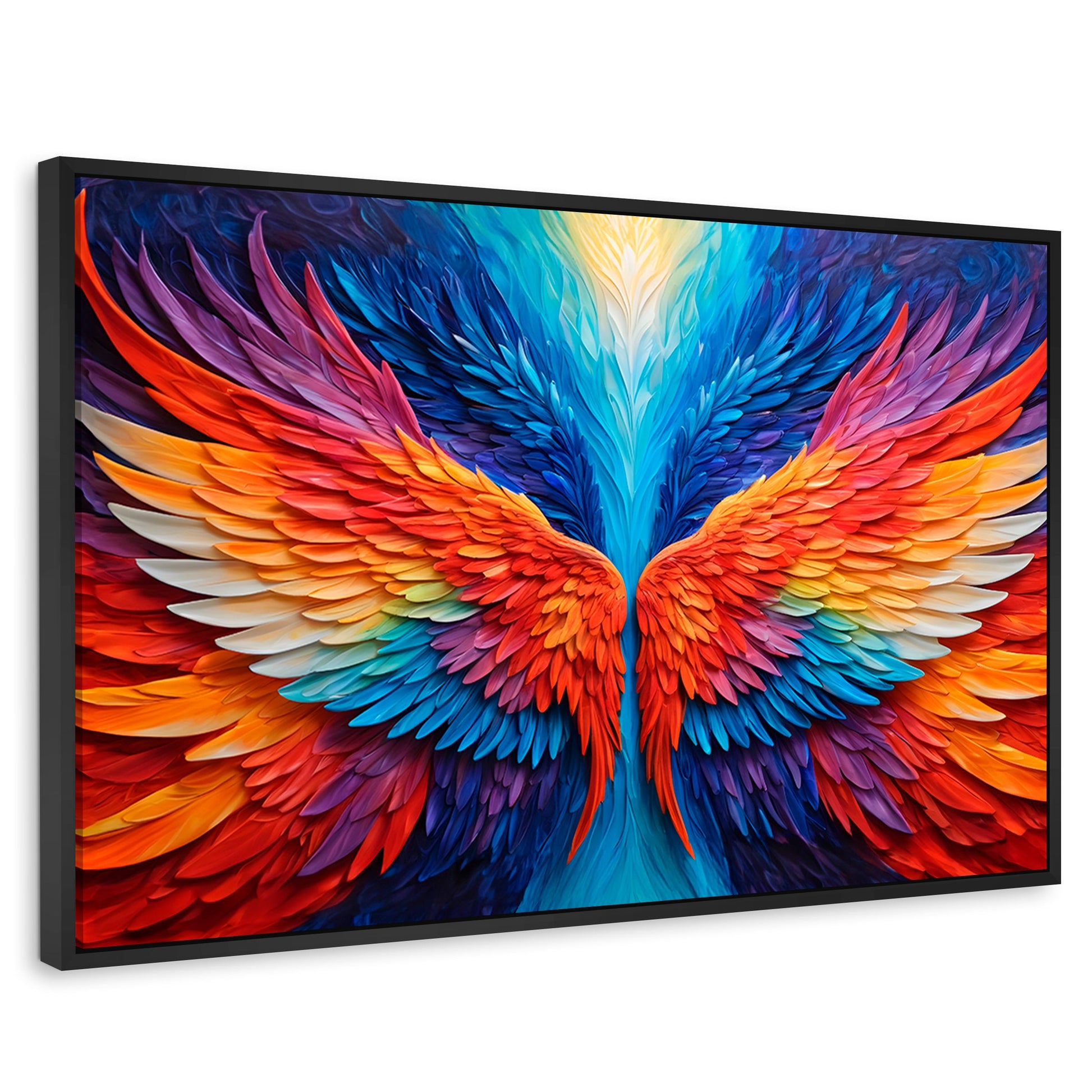 Cuadros Decorativos Canvas Revolution | Alas Angel Guardian | Rectangular | Portada | Marco Negro