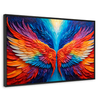 Cuadros Decorativos Canvas Revolution | Alas Angel Guardian | Rectangular | Portada | Marco Negro