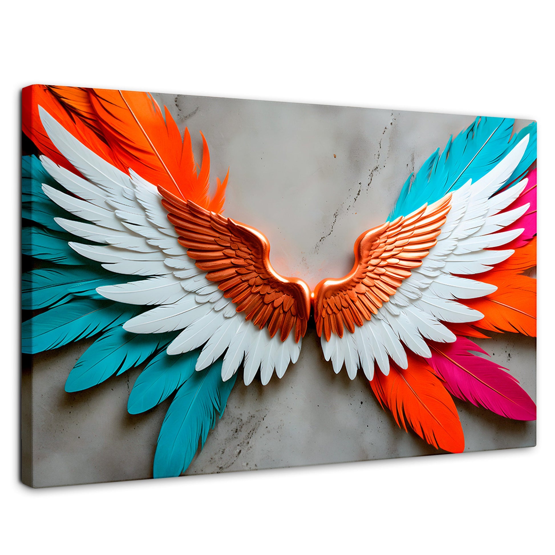 Cuadros Decorativos Canvas Revolution | Alas Angel Infinito | Rectangular | Portada | Marco SinMarco