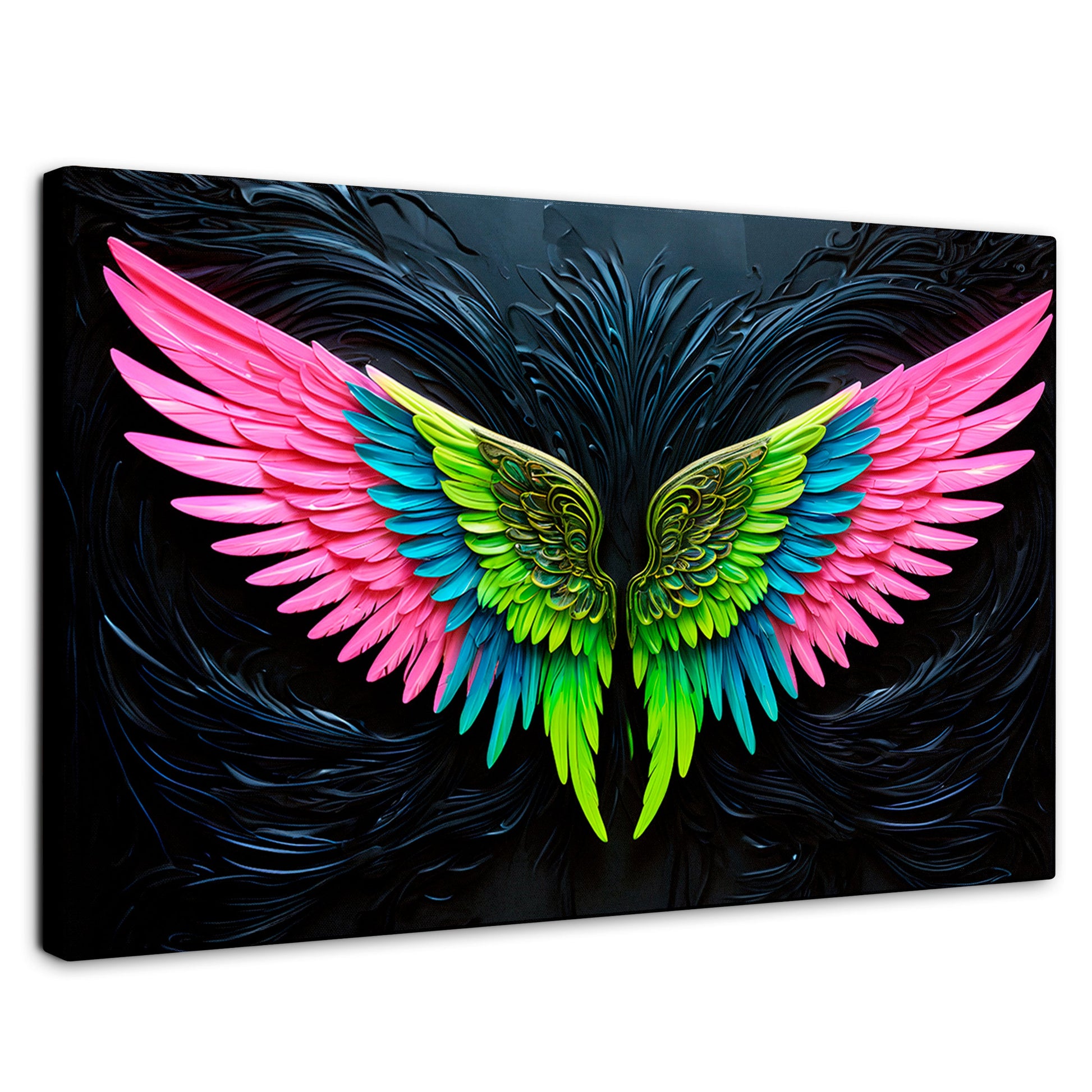 Cuadros Decorativos Canvas Revolution | Alas Angel Lucido | Rectangular | Portada | Marco SinMarco