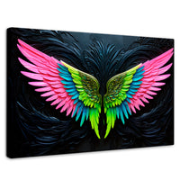 Cuadros Decorativos Canvas Revolution | Alas Angel Lucido | Rectangular | Portada | Marco SinMarco