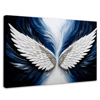 Cuadros Decorativos Canvas Revolution | Alas Angel Marina | Rectangular | Portada | Marco SinMarco