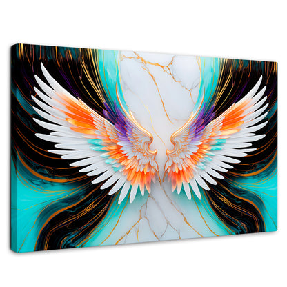 Cuadros Decorativos Canvas Revolution | Alas Angel Marmol | Rectangular | Portada | Marco SinMarco