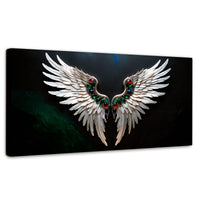 Cuadros Decorativos Canvas Revolution | Alas Angel Profundo | Panoramico | Portada | Marco SinMarco