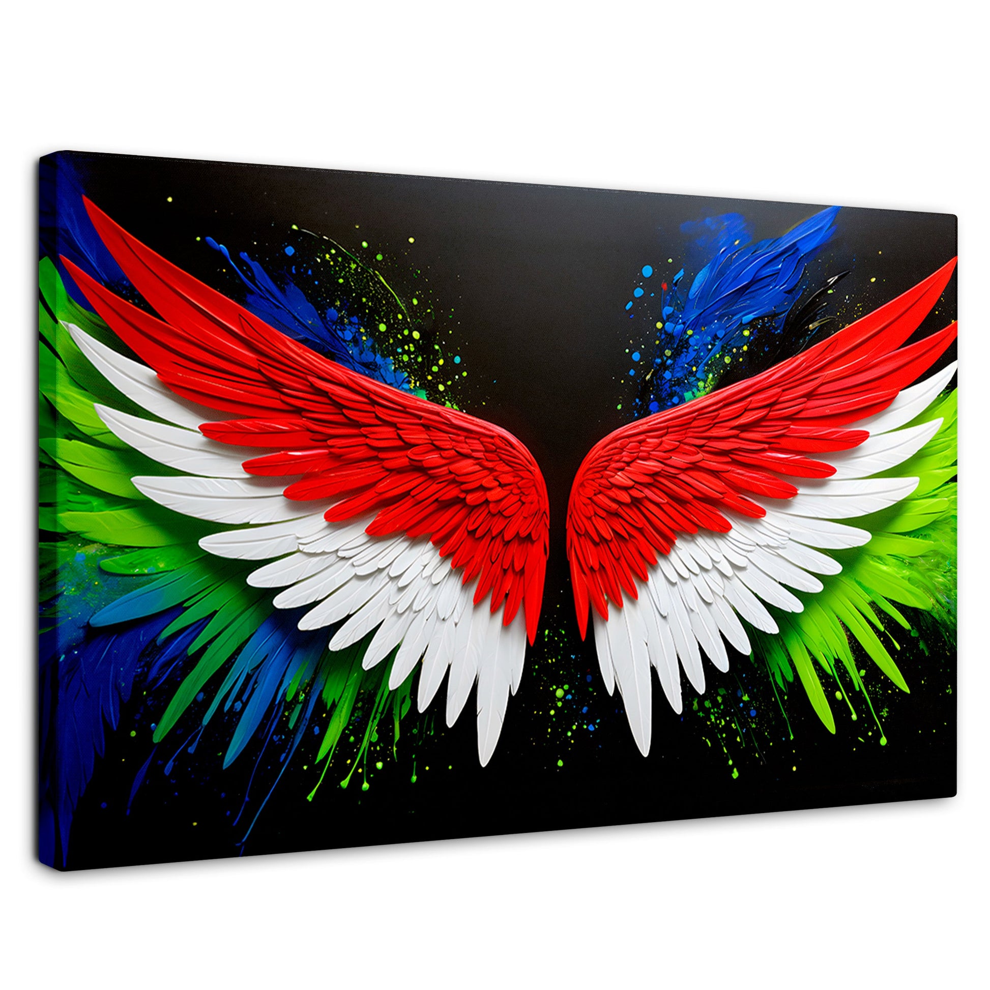 Cuadros Decorativos Canvas Revolution | Alas Angel Radiante | Rectangular | Portada | Marco SinMarco