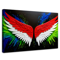 Cuadros Decorativos Canvas Revolution | Alas Angel Radiante | Rectangular | Portada | Marco SinMarco