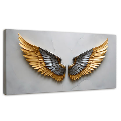 Cuadros Decorativos Canvas Revolution | Alas Angel Sereno | Panoramico | Portada | Marco SinMarco