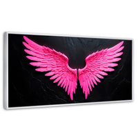 Cuadros Decorativos Canvas Revolution | Alas Angel Solar | Panoramico | Portada | Marco Dorado