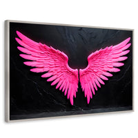 Cuadros Decorativos Canvas Revolution | Alas Angel Solar | Rectangular | Portada | Marco Plateado
