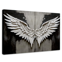 Cuadros Decorativos Canvas Revolution | Alas Angel Sombra | Rectangular | Portada | Marco SinMarco