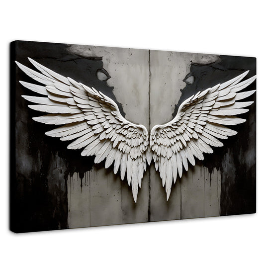 Cuadros Decorativos Canvas Revolution | Alas Angel Sombra | Rectangular | Portada | Marco SinMarco