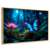 Cuadros Decorativos Canvas Revolution | Alas Brillantes | Rectangular | Portada | Marco Dorado