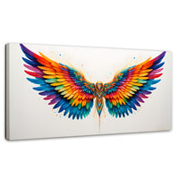 Cuadros Decorativos Canvas Revolution | Alas Color De Angel | Panoramico | Portada | Marco SinMarco