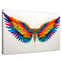 Cuadros Decorativos Canvas Revolution | Alas Color De Angel | Rectangular | Portada | Marco SinMarco