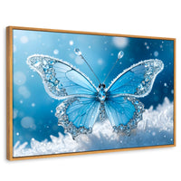 Cuadros Decorativos Canvas Revolution | Alas De Diamante | Rectangular | Portada | Marco Madera