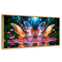 Cuadros Decorativos Canvas Revolution | Alas De Esplendor | Panoramico | Portada | Marco Madera