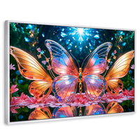 Cuadros Decorativos Canvas Revolution | Alas De Esplendor | Rectangular | Portada | Marco Blanco