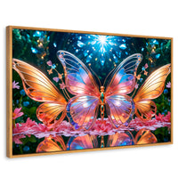 Cuadros Decorativos Canvas Revolution | Alas De Esplendor | Rectangular | Portada | Marco Madera