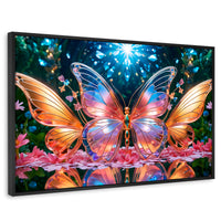 Cuadros Decorativos Canvas Revolution | Alas De Esplendor | Rectangular | Portada | Marco Negro