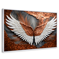 Cuadros Decorativos Canvas Revolution | Alas De Eternidad | Rectangular | Portada | Marco Blanco