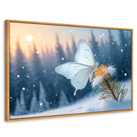 Cuadros Decorativos Canvas Revolution | Alas De Nieve | Rectangular | Portada | Marco Madera
