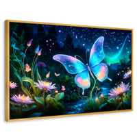 Cuadros Decorativos Canvas Revolution | Alas En El Rio | Rectangular | Portada | Marco Dorado