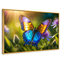 Cuadros Decorativos Canvas Revolution | Alas En El Sol | Rectangular | Portada | Marco Dorado