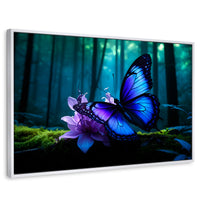 Cuadros Decorativos Canvas Revolution | Alas Entre Arboles | Rectangular | Portada | Marco Blanco