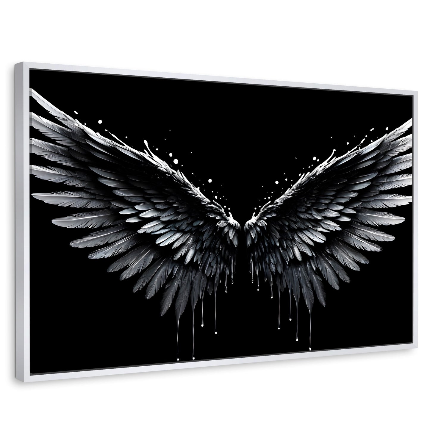 Cuadros Decorativos Canvas Revolution | Alas Esplendidas | Rectangular | Portada | Marco Blanco