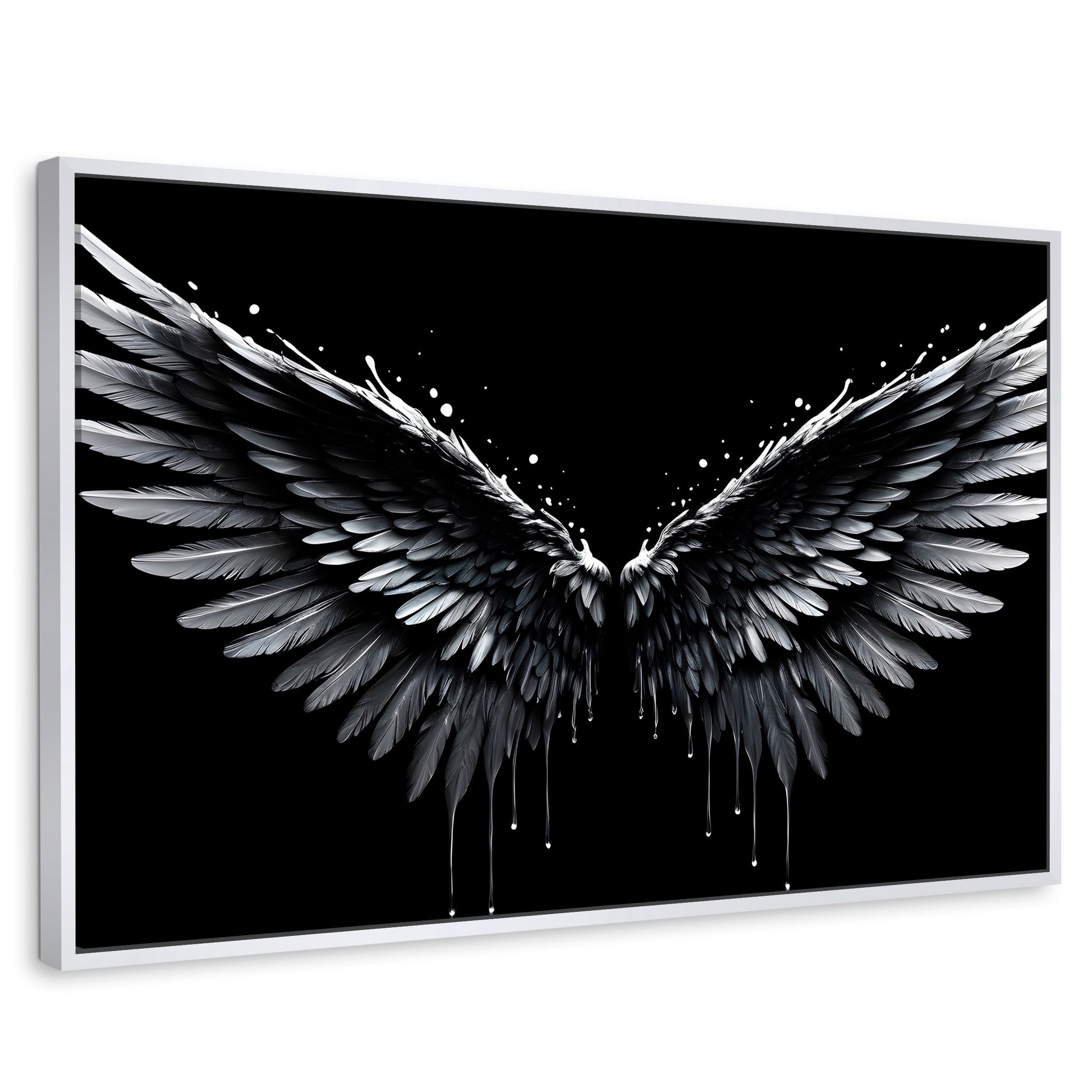 Cuadros Decorativos Canvas Revolution | Alas Esplendidas | Rectangular | Portada | Marco Blanco