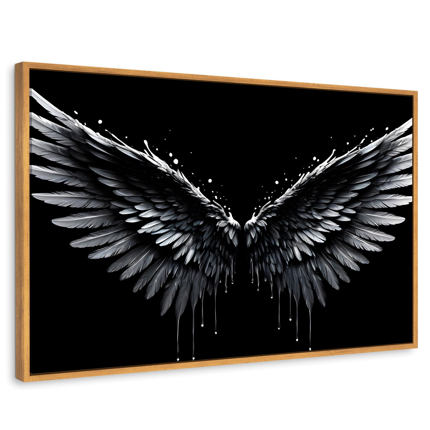 Cuadros Decorativos Canvas Revolution | Alas Esplendidas | Rectangular | Portada | Marco Madera