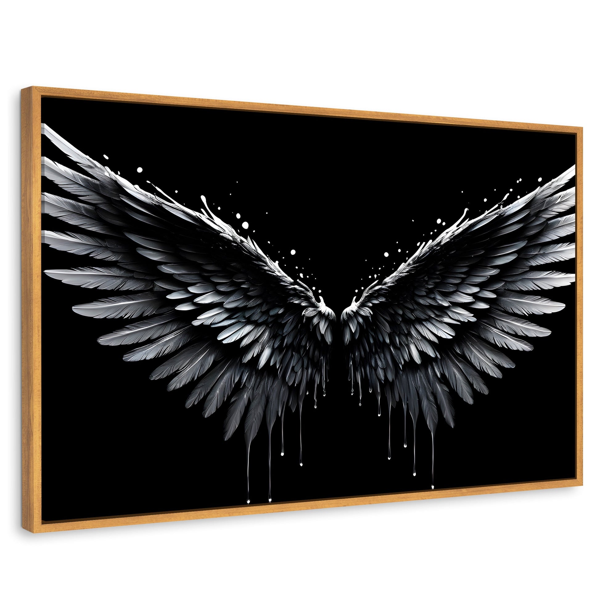 Cuadros Decorativos Canvas Revolution | Alas Esplendidas | Rectangular | Portada | Marco Madera