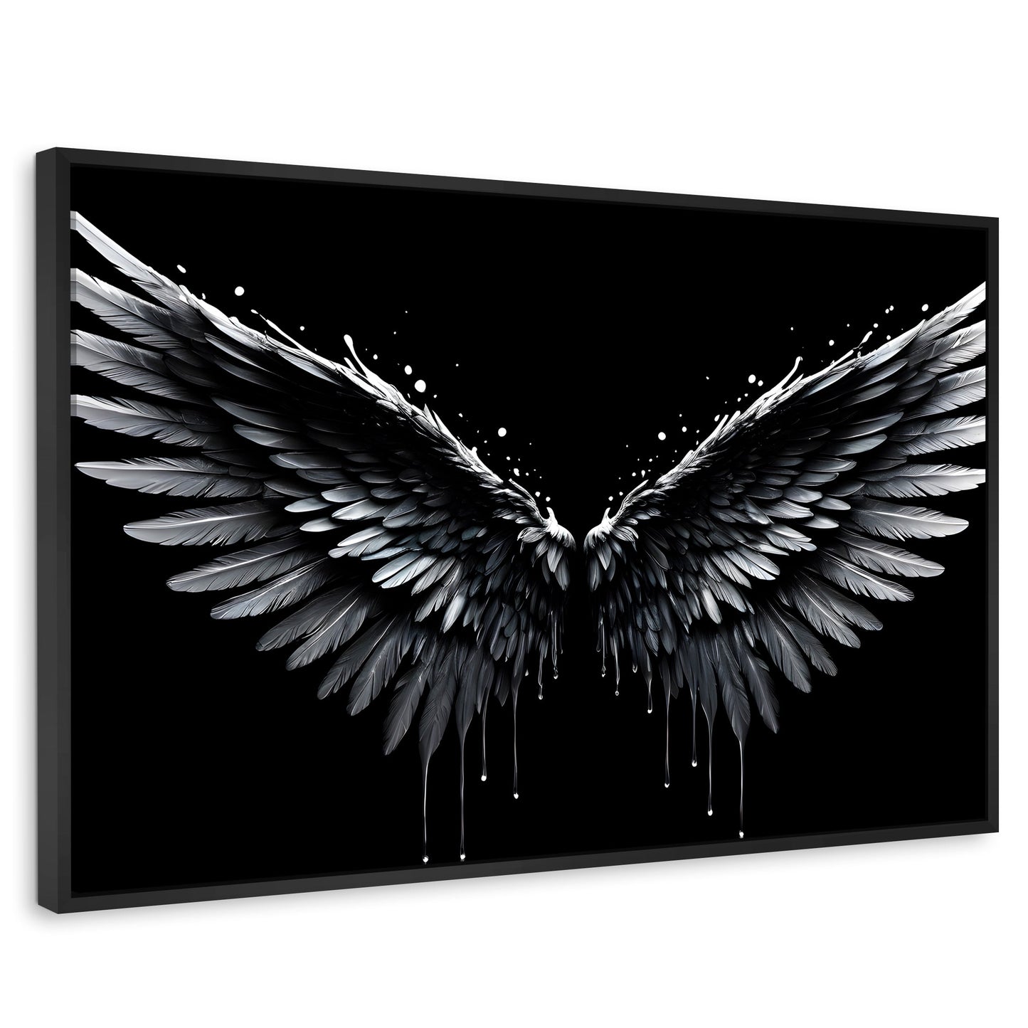 Cuadros Decorativos Canvas Revolution | Alas Esplendidas | Rectangular | Portada | Marco Negro