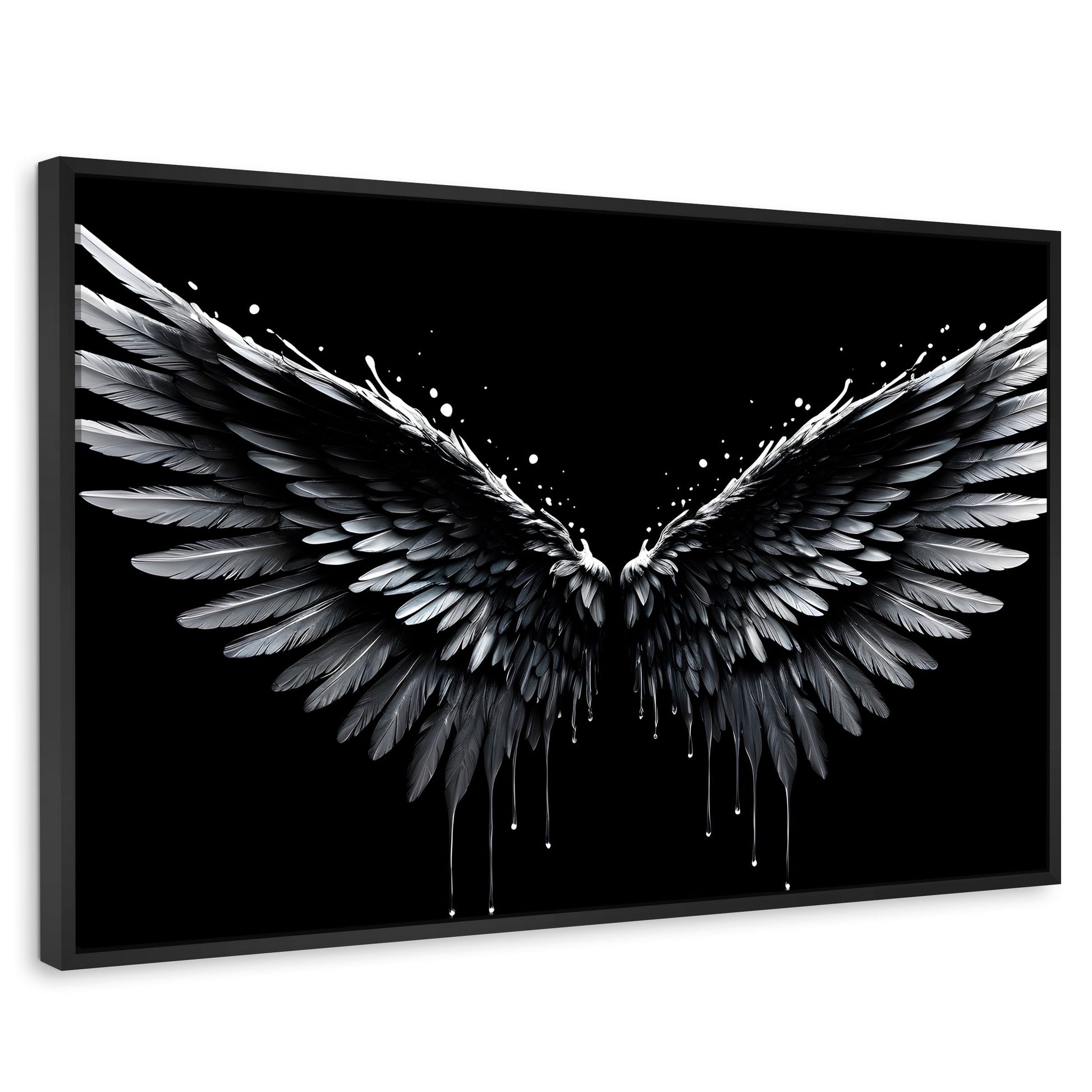 Cuadros Decorativos Canvas Revolution | Alas Esplendidas | Rectangular | Portada | Marco Negro