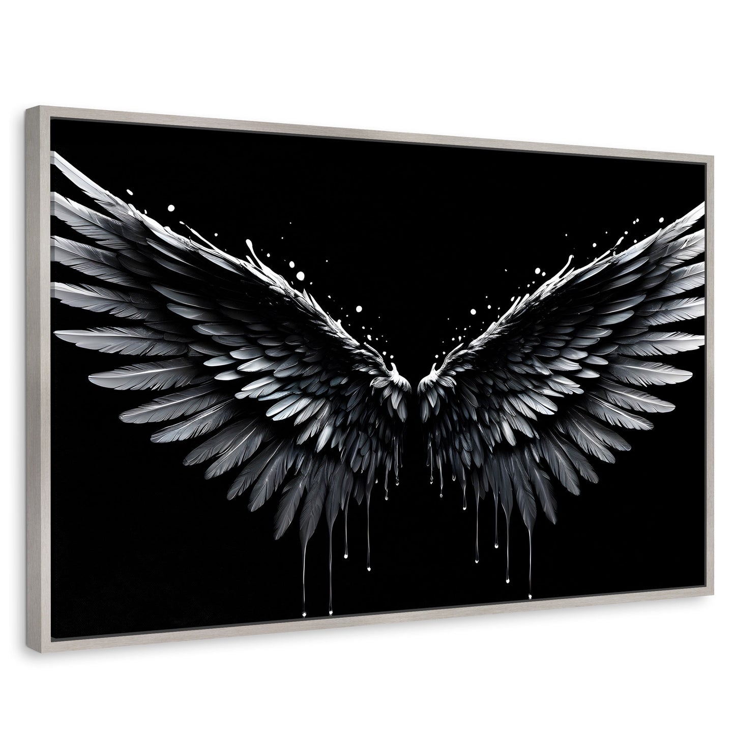 Cuadros Decorativos Canvas Revolution | Alas Esplendidas | Rectangular | Portada | Marco Plateado