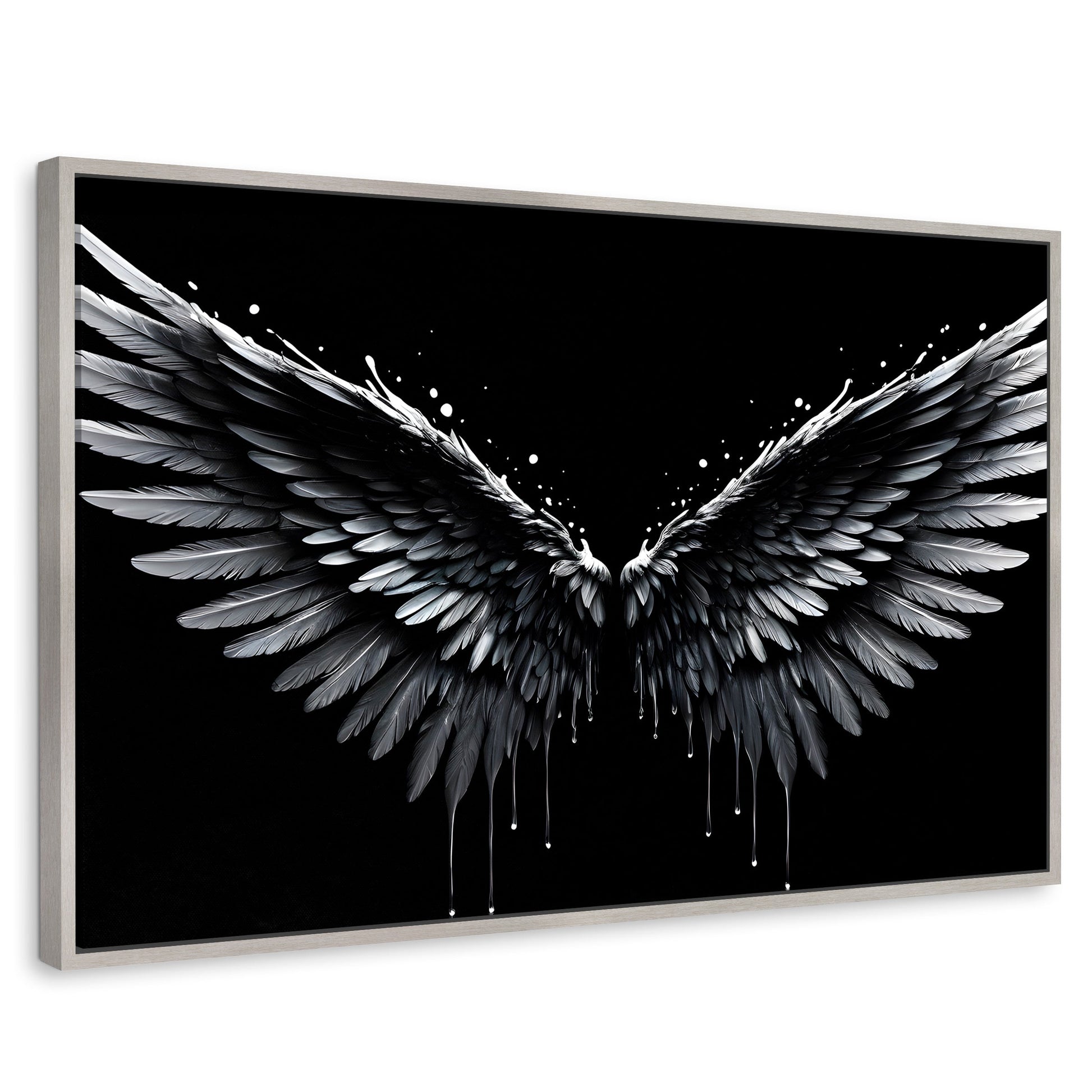 Cuadros Decorativos Canvas Revolution | Alas Esplendidas | Rectangular | Portada | Marco Plateado