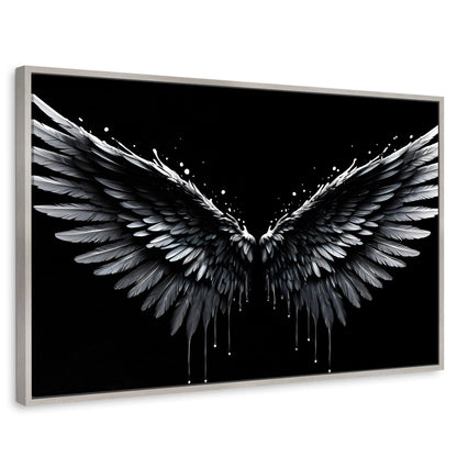 Cuadros Decorativos Canvas Revolution | Alas Esplendidas | Rectangular | Portada | Marco Plateado