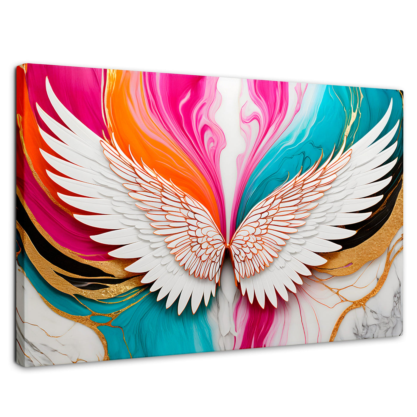 Cuadros Decorativos Canvas Revolution | Alas Fusion Color | Rectangular | Portada | Marco SinMarco