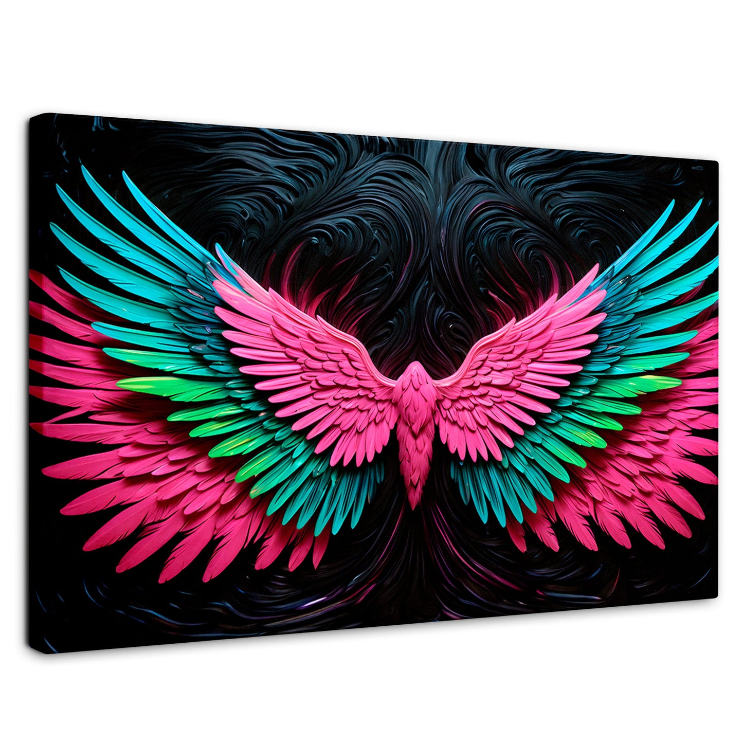 Cuadros Decorativos Canvas Revolution | Alas Luz Angeles | Rectangular | Portada | Marco SinMarco