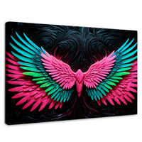Cuadros Decorativos Canvas Revolution | Alas Luz Angeles | Rectangular | Portada | Marco SinMarco