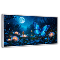 Cuadros Decorativos Canvas Revolution | Alas Nocturnas | Panoramico | Portada | Marco Dorado