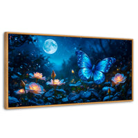 Cuadros Decorativos Canvas Revolution | Alas Nocturnas | Panoramico | Portada | Marco Negro