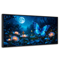 Cuadros Decorativos Canvas Revolution | Alas Nocturnas | Panoramico | Portada | Marco Plateado