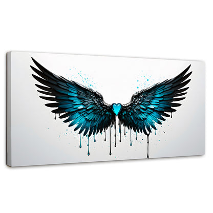 Cuadros Decorativos Canvas Revolution | Alas Piedra Angel | Panoramico | Portada | Marco SinMarco