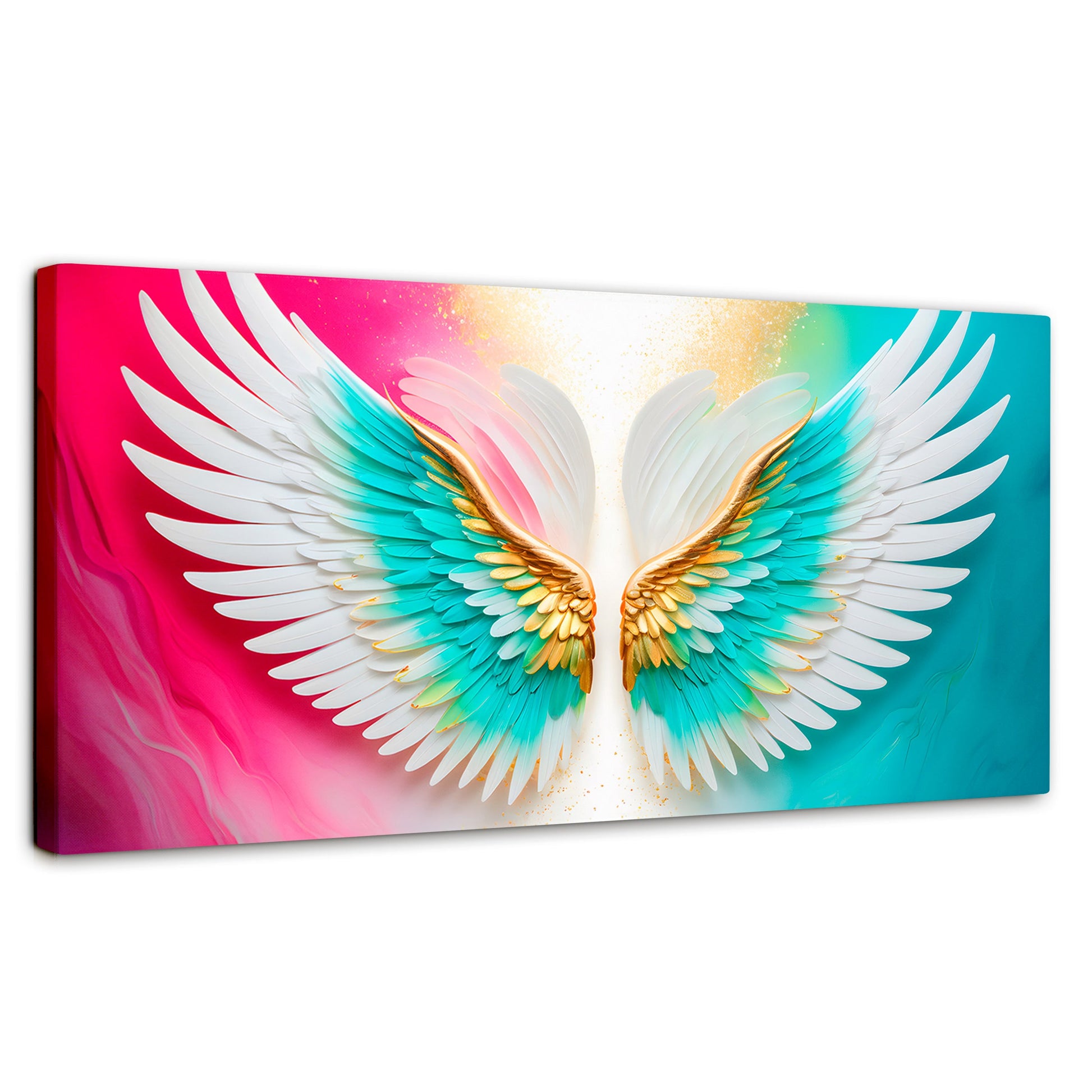 Cuadros Decorativos Canvas Revolution | Alas Plumas De Paz | Panoramico | Portada | Marco SinMarco