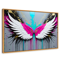 Cuadros Decorativos Canvas Revolution | Alas Vuelo Eterno | Rectangular | Portada | Marco Madera