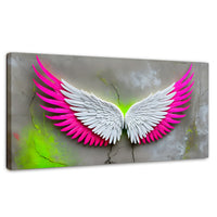 Cuadros Decorativos Canvas Revolution | Alas Vuelo Intenso | Panoramico | Portada | Marco SinMarco