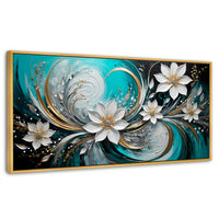 Cuadros Decorativos Canvas Revolution | Alma Flor Abstracto | Panoramico | Portada